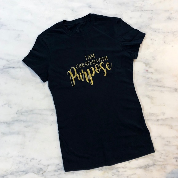 I am Created with Purpose Christian T Shirt - Picture 2 of 10